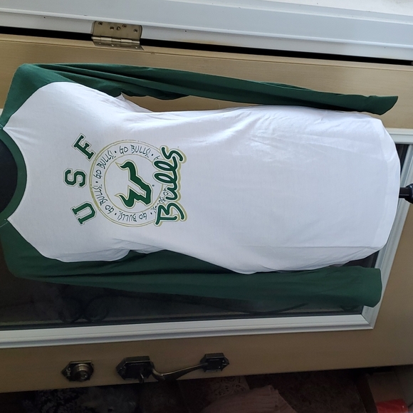 USF White and Green Top - Picture 2 of 9